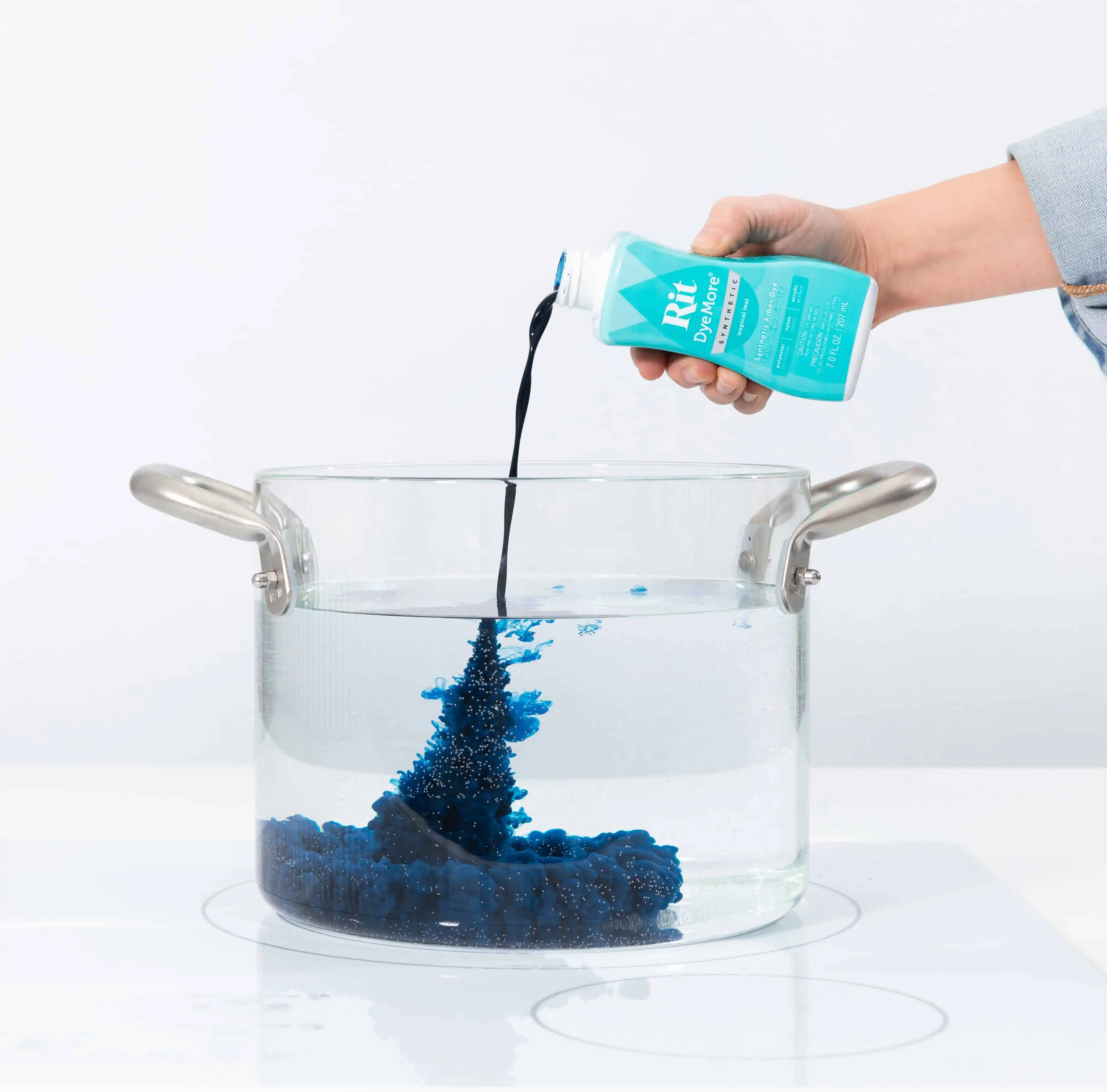 Rit DyeMore dye in water